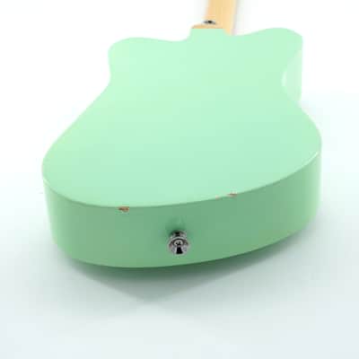Loog Mini Acoustic 3-String Kids Beginner Guitar Mint Surf Green Educational image 9