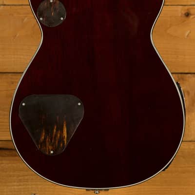 Gretsch G6134TFM-NH Nigel Hendroff Signature Penguin Dark Cherry Metallic Flame image 2