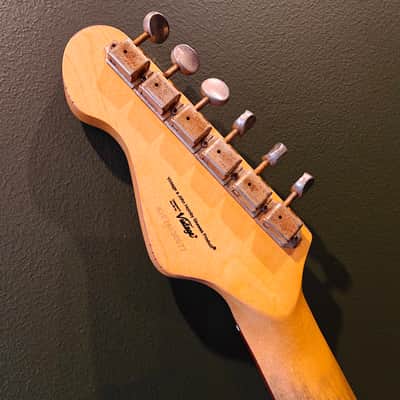 Vintage V6MR Icon - Aged Vintage White Over Sunburst image 14