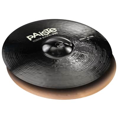 Paiste Color Sound 900 Black 14" Heavy HiHat image 1