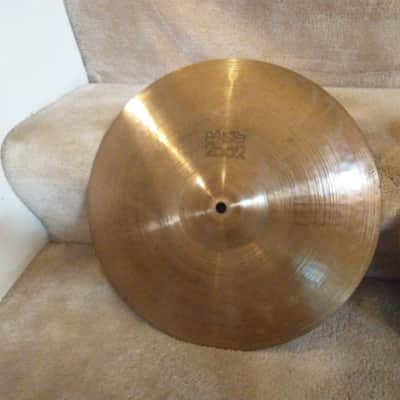 Paiste Vintage Black label sound edge 2002 14 inch hi hats lightweight collectors! image 2