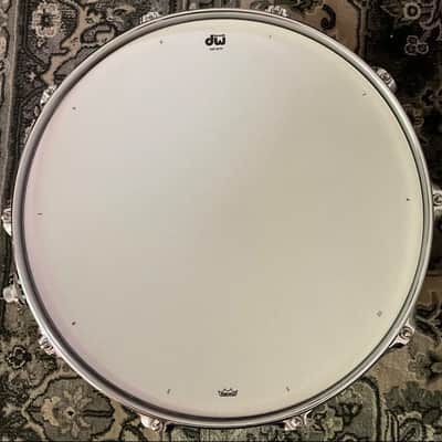 Mint DW Collector’s Series Exotic Natural Lacquer Over Birdseye Maple w/Chrome 6.5x14 image 6