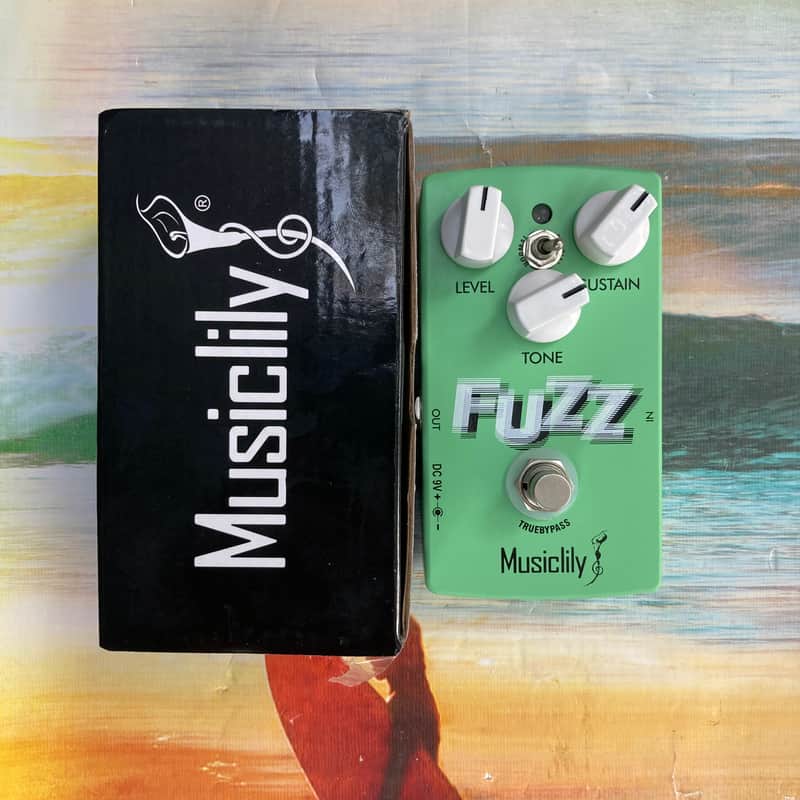 Musiclily Fuzz octave effects pedal electric guitar - Green image 1