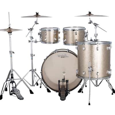 Ludwig *Pre-Order* NeuSonic Titanium Super Sparkle MOD2 Drums 14x22_16x16_8x12_7x10 Shell Pack Special Order Authorized Dealer image 3