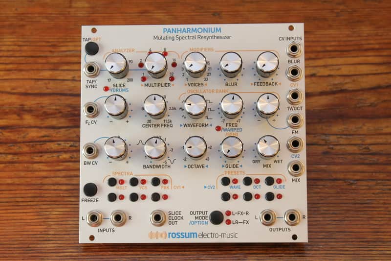 Rossum Electro-Music Panharmonium Mutating Spectral Resynthesizer Eurorack Module
