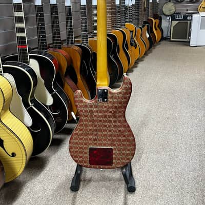 Hofner Galaxie 176 Red Brocade-Texture Vinyl 1960s Electric Guitar image 2