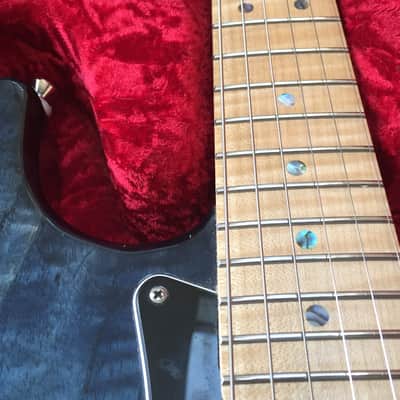 Warmoth Andrew Olson Jerry Garcia style Strat 2010 TRANS BLUE image 3