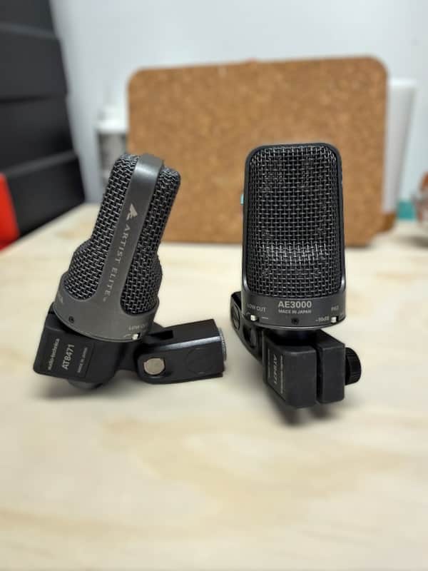 Audio-Technica AE3000 Large Diaphragm Condenser Mics (PAIR) image 1
