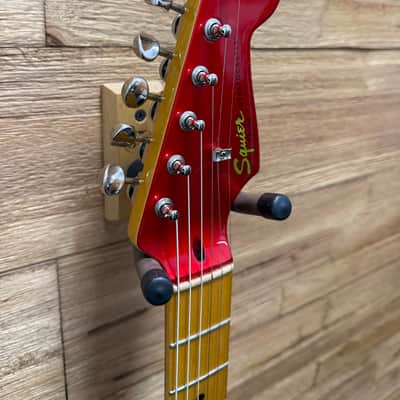 Squier Classic Vibe 50’s FSR Stratocaster - Candy Apple Red w/matching headstock -Upgraded tuners and pickups + sc image 7