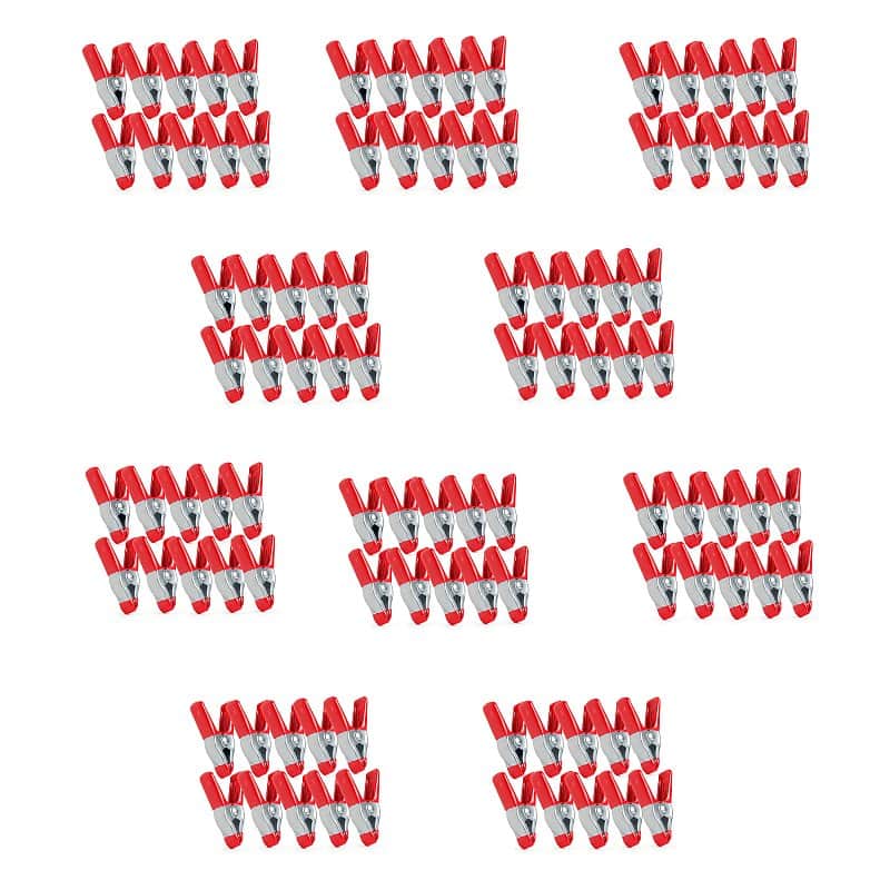 StewMac Lining Clamps, Set of 100 (10 packs of 10) image 1