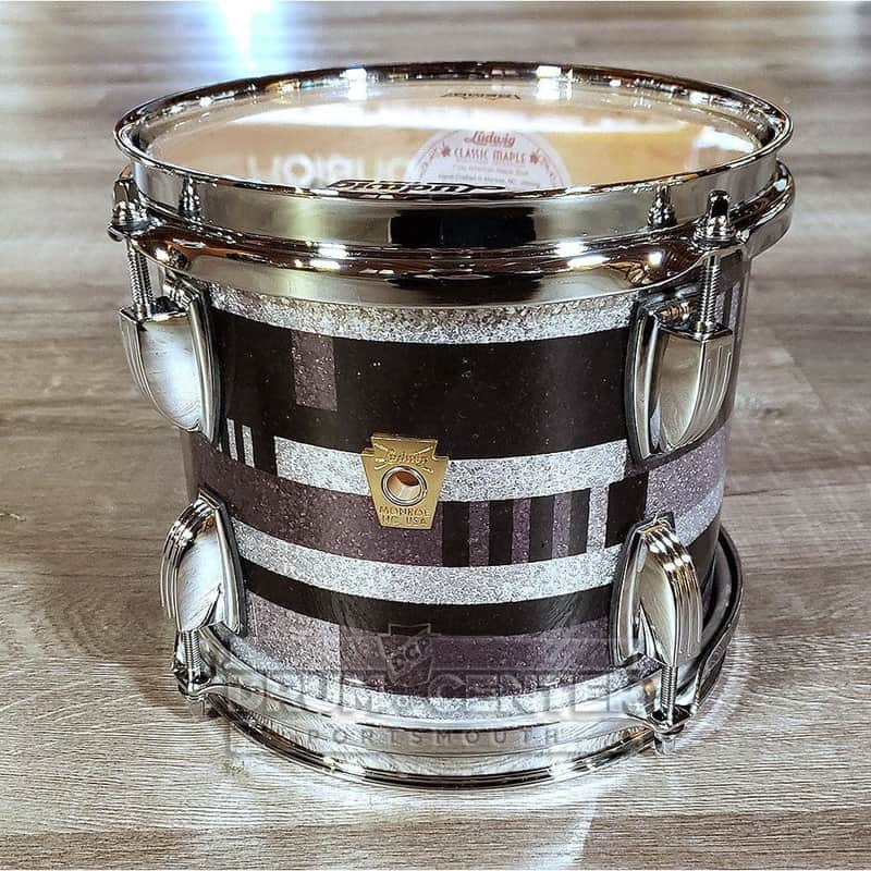 Ludwig Classic Maple Digital Black Sparkle 8x7 Tom image 1