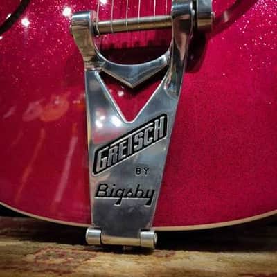 Gretsch G6120T-HR Brian Setzer Signature Hot Rod Magenta Sparkle! image 10