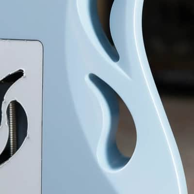 Ibanez PIA3761C Steve Vai Signature Electric Guitar - Blue Powder with Hardshell Case image 13