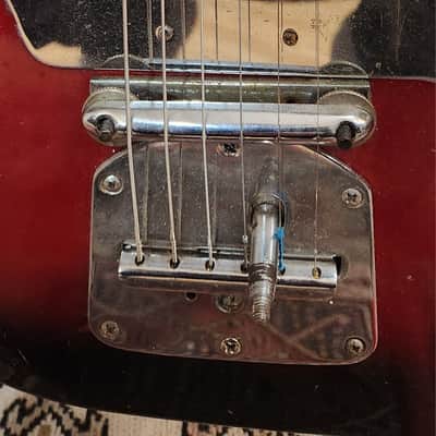 Guyatone Decca DMI 203 Blood Burst 3 Pickup Offset Guitar 1970s Japan image 9