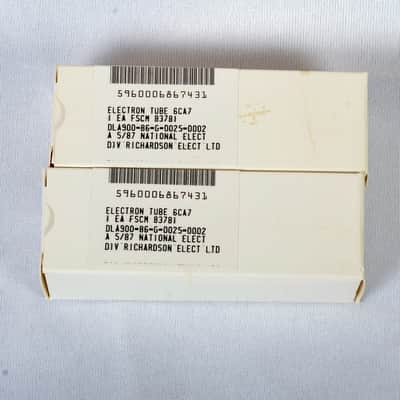 Matched Pair – National Electronics EL34 Power Tubes – Made in Germany image 11