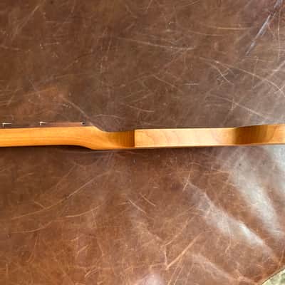 Musikraft Strat Neck 60s Oval C, Roasted Maple with Pao Farro, Aged Oil Finish NEW image 10