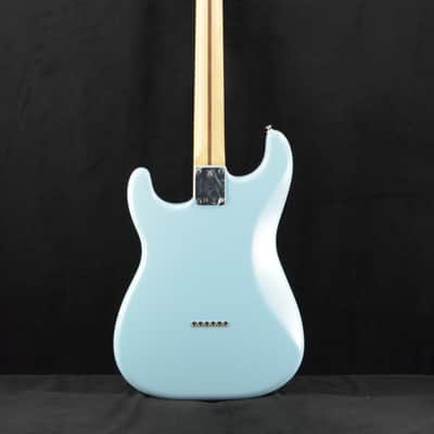 Mint Fender Tom DeLonge Stratocaster Rosewood Fingerboard Daphne Blue image 6