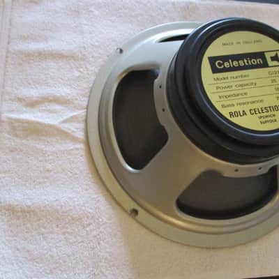 1978 Celestion Blackback G12M; 25 watt; 75hz; 16ohm; 1777 cone repaired #1 image 2