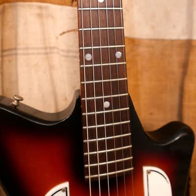 Airline Jetson's One Pickup Solid Body 1960's Redburst image 5