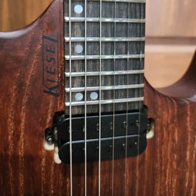 Kiesel Osiris Headless Electric Guitar USA 2021 - Lava Stain image 3