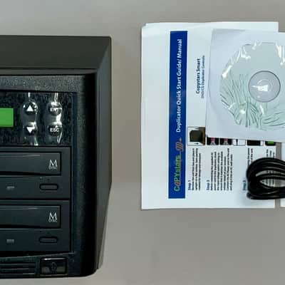 NEW & Tested Copystars CD-DVD Burner 24X 1 to 1 DVD Copier Tower - Black image 1