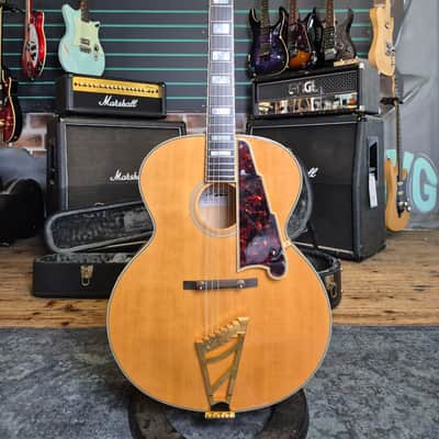 D’Angelico Excel 63 Natural Tint Archtop Electro-Acoustic Guitar image 1