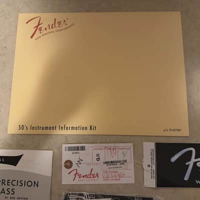 NEW Never Played Fender American Vintage '58 Precision Bass 2013 - 2017 - 3-Color Sunburst image 11