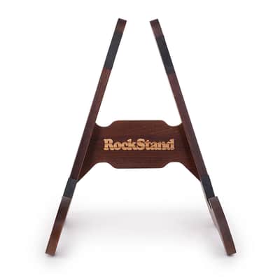 RockStand Wood A-Frame Stand - for Electric Guitar & Bass - Brown Oak image 3