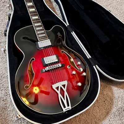 Ibanez Artcore AF75 2012 - Transparent Red Sunburst image 1
