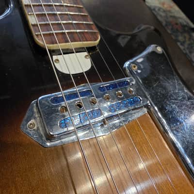 1963 Kawai Crown Solidbody Electric - Japan - Sunburst image 4