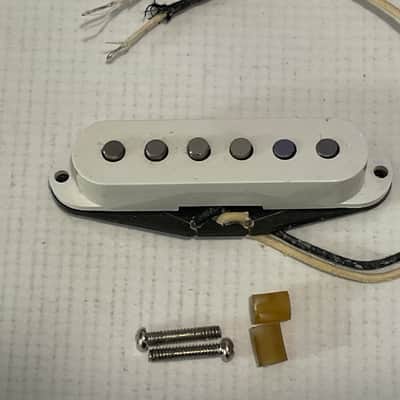 2000's Made in U.K. IronGear VTG 6TS Stratocaster White Single Coil Neck Guitar Pickup 5.60k image 2