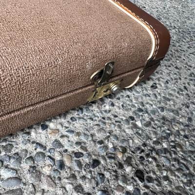 1959-1960 Fender Stratocaster Telecaster Case Only No Guitar - Brown Knucklebuster image 5