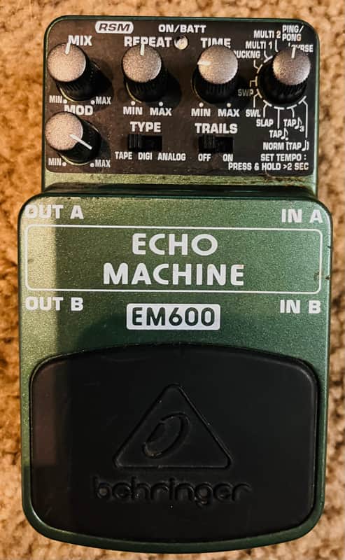 Behringer EM600 Echo Machine Pedal | Reverb