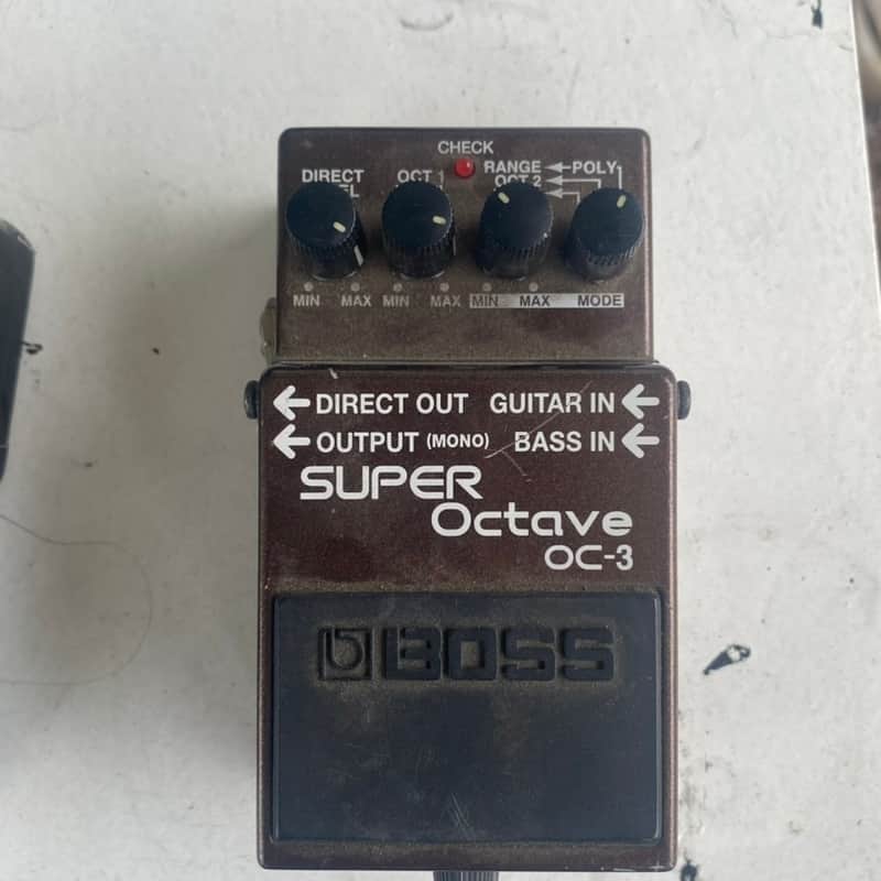 Boss OC-3 Super Octave (Dark Gray Label) 2003 - Present - Brown image 1