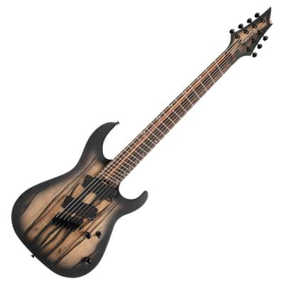 Cort KX507MS-NBB KX Series Pale Moon Ebony Top Mahogany Body Maple & Purple Heart 5-Ply Laminated Neck 7-String Multiscale Electric Guitar image 1