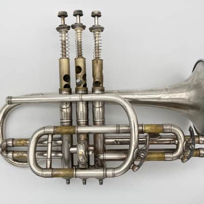 No Name High/Low Pitch Bb Cornet Silver image 6