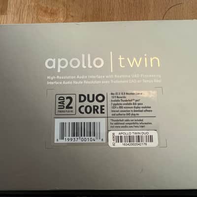 Universal Audio Apollo Twin DUO Thunderbolt Audio Interface 2010s - Silver image 5