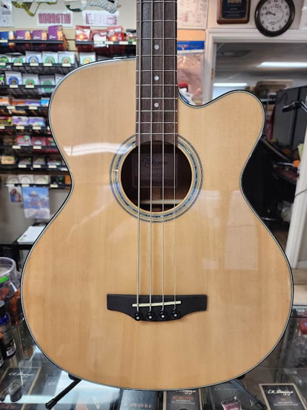 Takamine GB30CE NAT G Series Jumbo Cutaway Acoustic/Electric Bass 2010s - Natural Gloss image 1