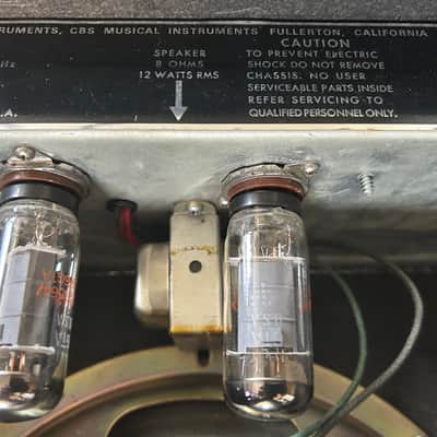 1979 Fender Musicmaster Bass Amp 12-Watt 1x12" Silverface image 5