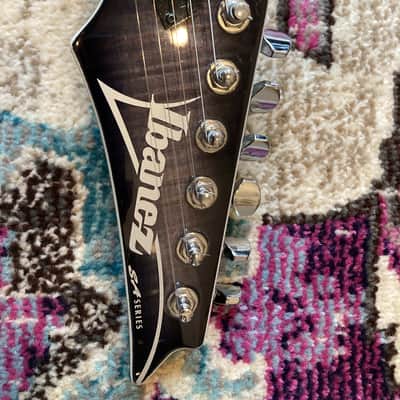 Ibanez SAS36FM 2006 - Transparent Grey Flamed Maple - Set Neck image 7
