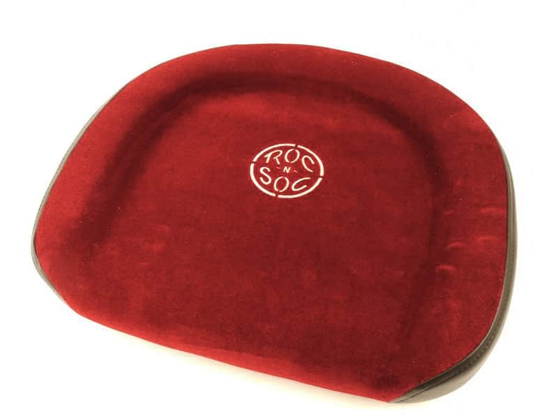 Roc n Soc Drum Stool Throne Square Seat Top, Red image 1