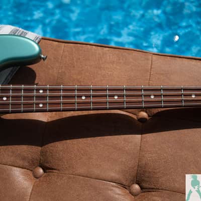 Fender FSR Limited Edition JB-62 OTM (Ocean Turquoise Metallic) '62 Jazz Bass Reissue - Pro Set Up w Perfect Frets/Action/Intonation! image 12