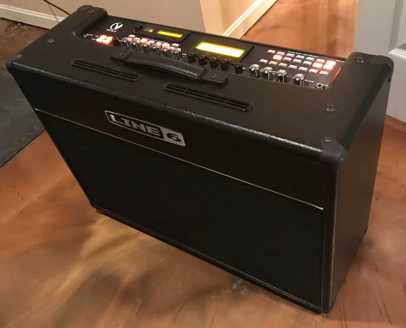 Line 6 Vetta II Combo 2003 black with FBV foot controller image 1