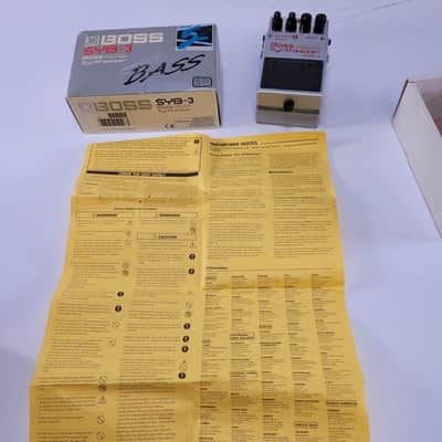 Immagine Boss SYB-3 Bass Synthesizer (Pink or Dark Gray Label) 1996 - 2001 - Silver - 5
