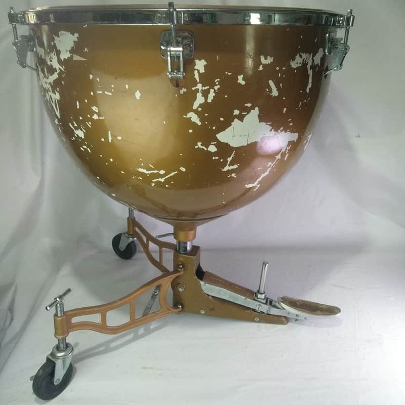 Slingerland 26" Timpani Drum Fiberglass Bowl Vintage 60s Complete w/ Remo Head image 1
