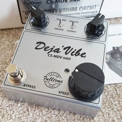 Fulltone CS-MDV MkII Custom Shop Mini Deja Vibe MkII 2010s - Silver Bild 6