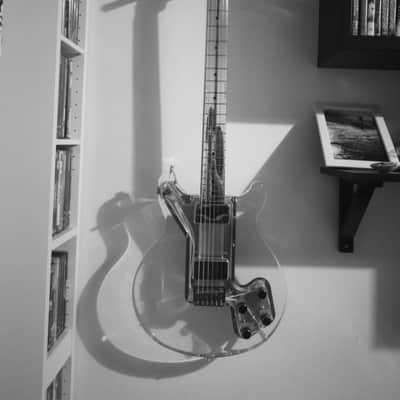 Electrical Guitar Company Aaron Turner Signature Baritone Guitar (2018) – Transparent Acrylic – 27.5” – Drop A# – w/ Original Case 2018 - Acrylic image 7