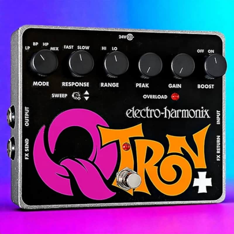 Electro-Harmonix Q-Tron Plus Envelope Filter with Effects Loop, Q-TRON+ image 1