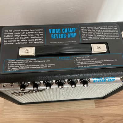 Fender 68 Custom Vibro Champ 2021 image 4