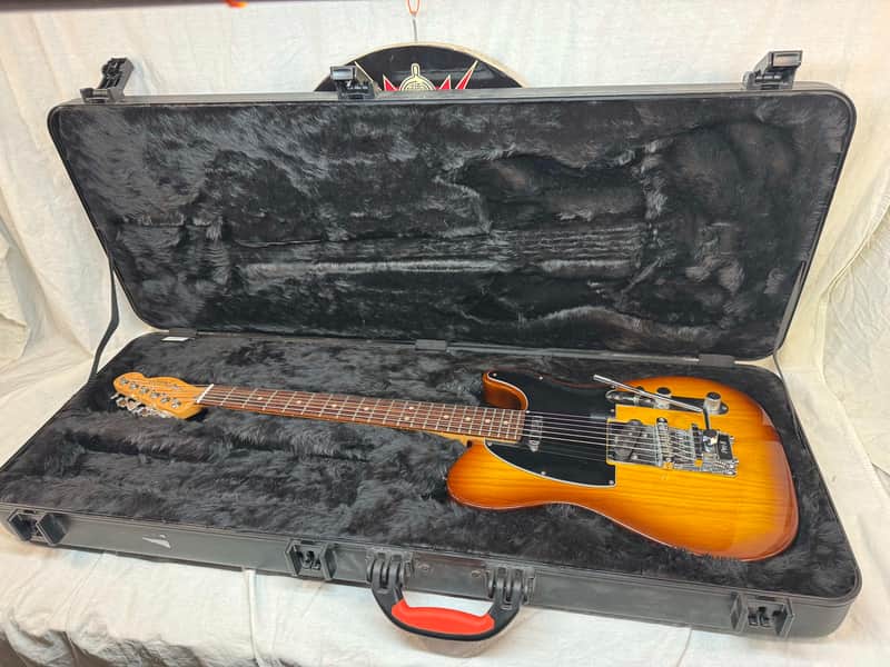 Fender 2016 Limited Edition American Standard Telecaster Figured Neck Guitar with Case 2015 - Cognac Burst / Rosewood fingerboard image 1